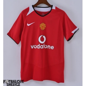 Manchester United 2004-2006 Retro Domácí Dres Krátký Rukáv Manchester United 2004-2006 Retro Domácí Dres Krátký Rukáv